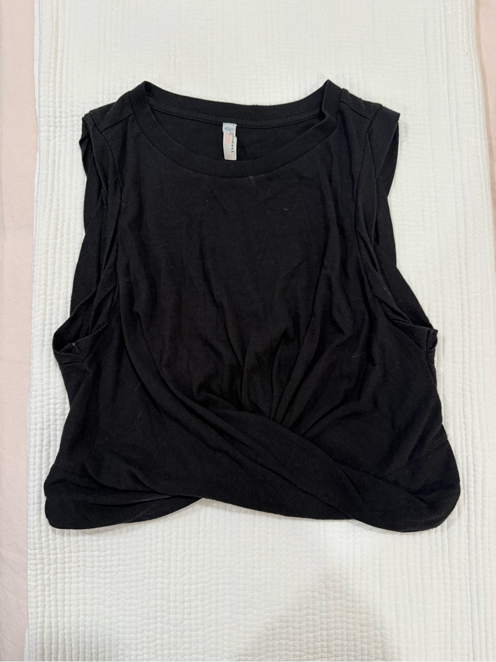 Solidcore FP Movement by Free People Black Twist-Front Tank